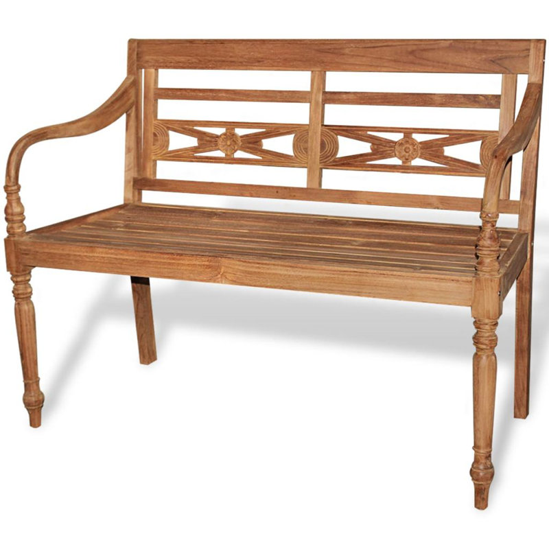 Garten Living Gartenbank aus Teak Wayfair.de